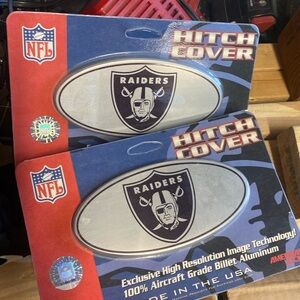 RAIDERS HITCH COVER - NFL Aluminum Perfect for Father’s Day 💙💙